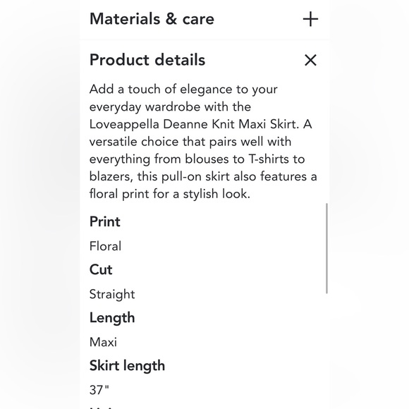 Loveappela floral maxi skirt - Picture 2 of 5